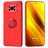 CaseUp Xiaomi Poco X3 NFC Kılıf Finger Ring Holder Kırmızı 1